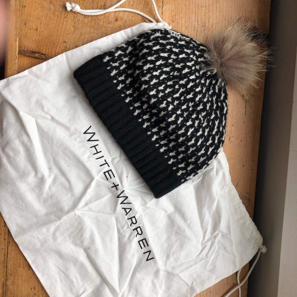 White and Warren cashmere tuque